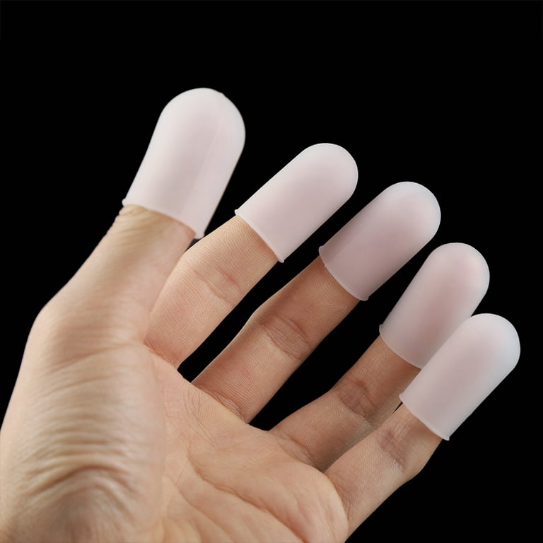 5pcs Silicone Finger Protectors, Finger Caps, Finger Covers, Thumbs Cover  Fingertip Gloves for Heat Cooking Baking Barbecue