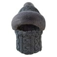 thumbnail image 2 of Tittly Winter Hats Beanie USB Heating Women's Knit Hat Winter Ear Hat Girls' Snow Hat Earmuffs Hat Skull Caps Hats for Women Grey One Size, 2 of 9