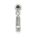 thumbnail image 2 of White Sterling Silver Charm Pendant Themed 11.9 mm 5, 2 of 3