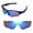 Ice Blue Coated - Non Polarized, variant on Walleva Black Non-Polarized Replacement Vented Lenses for Oakley Radar Path Sunglasses