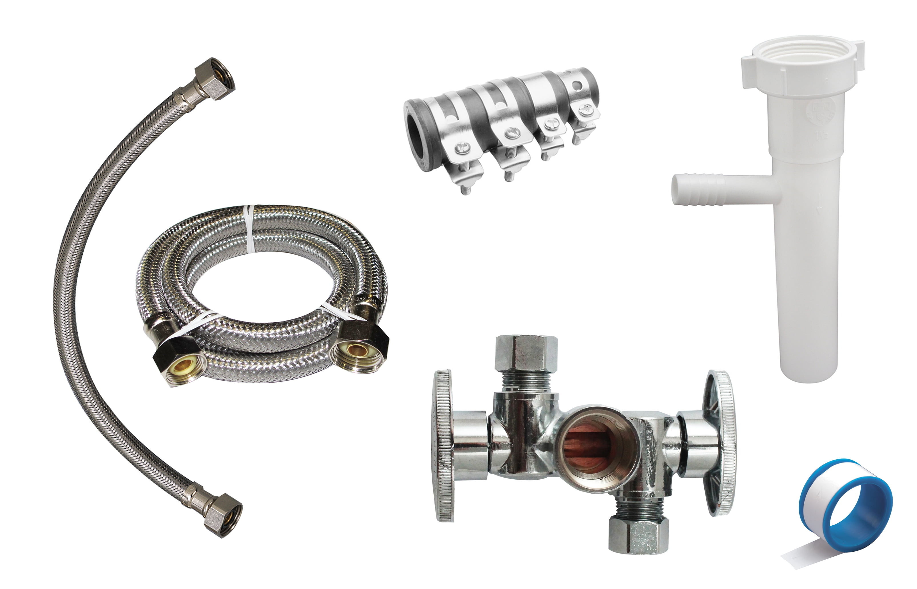 Keeney MKDSHWSHR Dishwasher Installation Kit