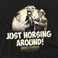 thumbnail image 2 of Abbott & Costello T-Shirt Horsing Around Unisex Graphic Tee For Men & Women, 2 of 7