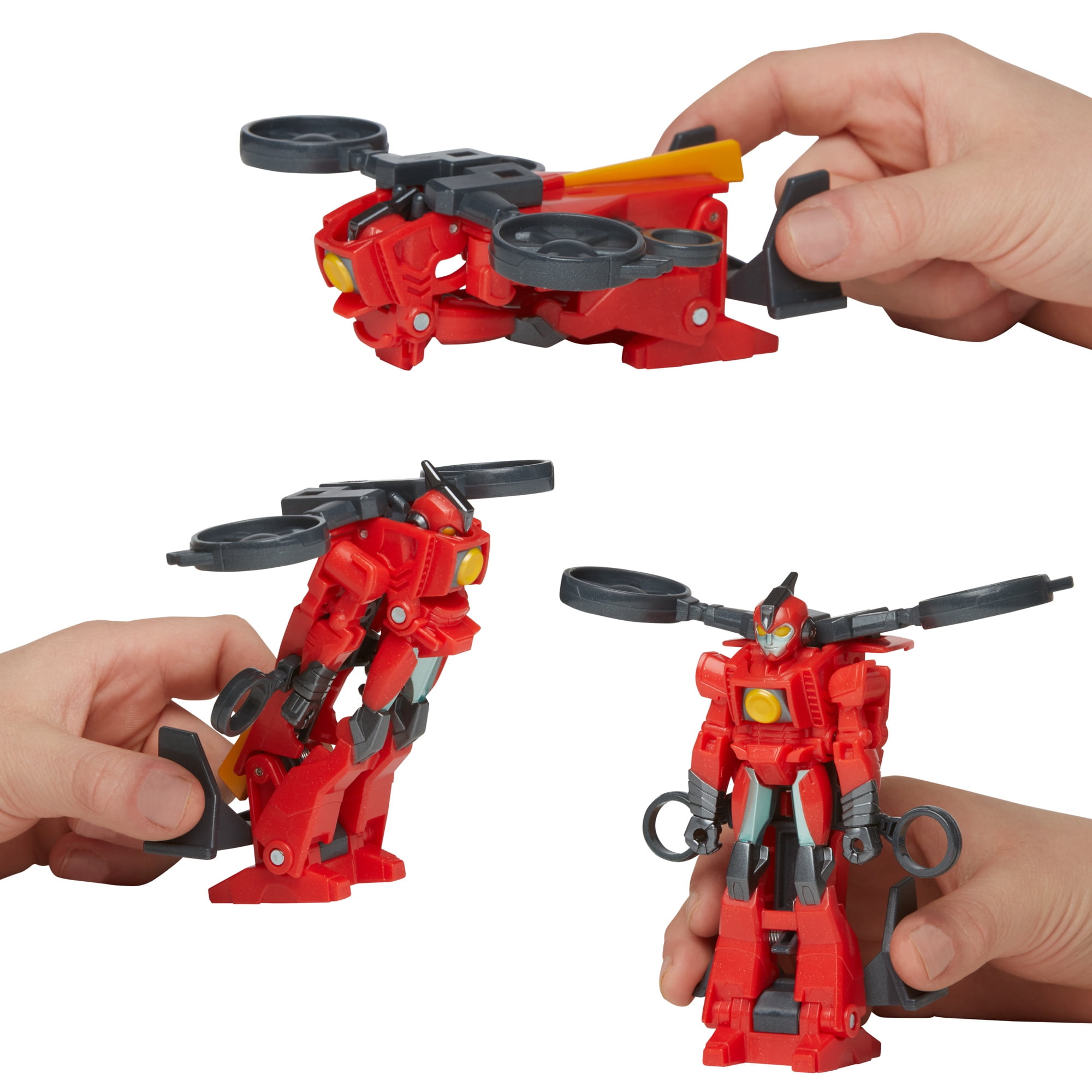 Transformers EarthSpark 1-Step Smash Changers Terran Twitch 4-Inch Action Figure, Robot Toys for Boys and Girls 6 and Up
