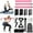 Q26-Pink, variant on Pilates Bar Kit with Resistance Bands, WeluvFit Exercise Fitness Equipment for Women & Men, Home Gym Workouts Stainless Steel Stick Squat Yoga Pilates Flexbands Kit for Full Body Shaping