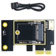 thumbnail image 1 of Tarjeta Adaptadora de Tarjeta de Red InaláMbrica NGFF M.2 una PCIE Compatible con Tarjeta de Red 7260 8265 1650 1675X AX200 AX210, 1 of 5