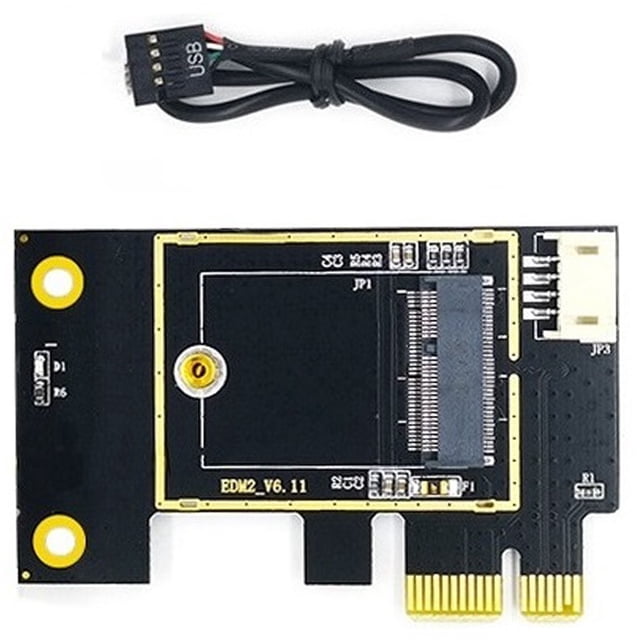 Tarjeta Adaptadora de Tarjeta de Red InaláMbrica NGFF M.2 una PCIE Compatible con Tarjeta de Red 7260 8265 1650 1675X AX200 AX210