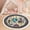 Color 3, variant on Washable Non Slip 3ft Round Rug, Colorful School Supplies Globe Plaid Frame Circle Area Rugs with Tassels Carpet for Nursery Bedroom Living Room Playroom Classroom