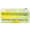 thumbnail image 3 of Moringa Peach Ginger Tea Bags, Superfood Nutrients for Health and Wellness, 28 teas, 3 of 7