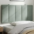 thumbnail image 1 of vidaXL Headboard Cushion Light Grey 100 cm Velvet, 1 of 5