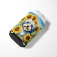 thumbnail image 3 of Tibetan Terrier in Sunflowers Can or Bottle Hugger 3 in x 5 in, 3 of 5
