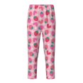 thumbnail image 2 of Disketp Haear Strawberry for Teenagers' Pajama Pants ,Lounge Pants Teen joggers Ideal for Home, School, or Sports-XS(5-6), 2 of 6