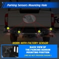 thumbnail image 5 of Rear Bumper,Fit for 2017-2025 Ford F-250/F-350,w/Main Body+Side Wings,Heavy Duty Steel Black Fine Sand Grain Powder, 5 of 10