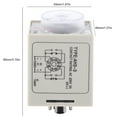 thumbnail image 2 of M Buder AH3-3 Time Relay Adjustable Delay Timer Switch AC 220V 10S for Automatic Control System, 3.15 inches / 80 mm[cite: 1], 2 of 4