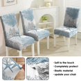 thumbnail image 5 of Nautical Fish and Coral Dining Chair Covers Set of 4, Stretch Washable Polyester Kitchen Slipcovers, Removable Seat Protector for Vintage or Tropical Decor, 5 of 7