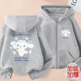 thumbnail image 1 of Linda Sanrioed dibujos animados Cinnamoroll Sudadera con capucha Otoño Invierno mantener caliente chaqueta ajuste adulto niño padre-niño ropa abrigo niña regalo, 1 of 4