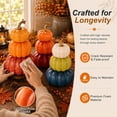 Blue Fall Topiary 3Pcs 8.75