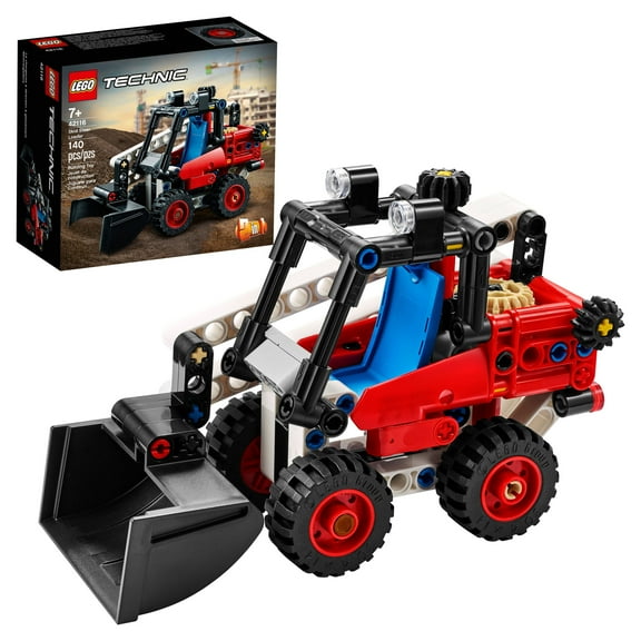 LEGO Technic Skid Steer Loader 42116 Model Toy for Kids Who Love Construction Trucks (139 Pieces)