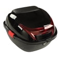 thumbnail image 3 of Baúl trasero para motocicleta, baúl trasero para motocicleta, estuche de almacenamiento impermeable con cerradura para motocicleta, color negro, 3 of 15