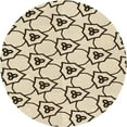 thumbnail image 1 of Ahgly Company Indoor Round Patterned Wheat Beige Area Rugs, 8' Round, 1 of 6