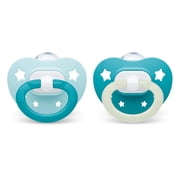 NUK® Orthodontic Pacifiers, 0-6 Months, Neutral, 2 Pack
