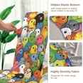 thumbnail image 5 of Yayeee 4 Pack Dining Chair Covers Stretch Parson Chairs Slipcovers Seat Protector, Cartoon Birds Pattern, 5 of 6