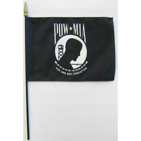 POW-MIA - 8"X12" Stick Flag