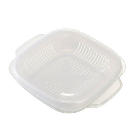 

Plastic Cleaning Rice Bean Sieve Hands-Free Kitchen Rice Clean Tool Kitchen Accessories Lunch Box 340/700ml