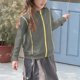 thumbnail image 4 of Cowsor Toddler Hoodie Jacket Girls Long Sleeve Full Zip Hooded Solid Fall Winter Sport Pullover Sweatshirt Coat for Kids, 4 of 7