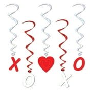 Valentine Whirls, 3' 4", (10/Pkg)