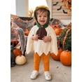 thumbnail image 5 of RUINIXCW Toddler Baby Duck Costume Halloween Hooded Cape with Pants 2Pcs Outfit, 5 of 8
