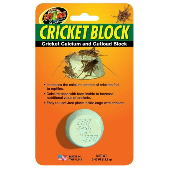 Zoo Med Cricket Block Cricket Calcium and Gutload Block [Health Care] 1 count