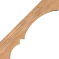 thumbnail image 3 of 5 1/2"W x 28"D x 28"H Balboa Smooth Knee Brace, Western Red Cedar, 3 of 4