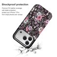 thumbnail image 2 of Elegant Floral Bouquet Print Leather Wallet Case for iPhone 14 Wallet Case Card Holder Flip, 2 of 8