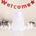 thumbnail image 3 of 10 piezas de vela Bolsa de papel Linterna Pantalla de lámpara Camino de boda Accesorio de decoración para cumpleaños, 3 of 3