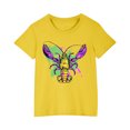 thumbnail image 1 of RXIRUCGD 2025 Vêtements d'Été pour Enfants T-shirt Imprimé Mode Mignon Col Rond Manches Courtes, 1 of 5