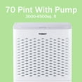 thumbnail image 2 of TOSOT 70 Pint Dehumidifier with Pump for Large Rooms up to 4500 Square Feet - for Basements, Large Rooms, and Whole House, 2 of 8