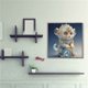 thumbnail image 1 of Cuadros Decorativos 5D bricolaje taladro cuadrado completo diamante pintura mono Kit Home Decor Craft (FC1179) Wdftyju embutido en tela, 1 of 1