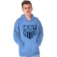 thumbnail image 4 of Heavy Hitter Baseball Fanatic Sports Zip Hoodie Sweatshirt Men Brisco Brands L, 4 of 6