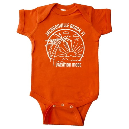 

Inktastic Summer Vacation Mode Jacksonville Beach Florida Gift Baby Boy or Baby Girl Bodysuit