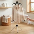 thumbnail image 4 of golytefs Graduation Gown Display Stand with Ironing Glove Portable Hanging Clothes Stand Multi-purpose Telescopic Metal Steamer Rack for Jacket Coat Shirt Display, 4 of 8