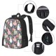 thumbnail image 2 of Disketp Llamas Mochila Minimalista de Gran Capacidad, Mochila de Viaje para Escuela, Trabajo o Uso Diario, 2 of 6