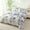 Full, variant on Blue Floral Patchwork Duvet Cover Set - 3pcs (Duvet Cover & 2 Pillowcases) - Stylish Summer Bedroom Decor - Multiple Sizes Available