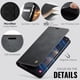 thumbnail image 3 of Funda para Samsung Galaxy S25 FE, de piel sintética, con tarjetero y bloqueo RFID, con tapa magnética, resistente a los golpes y a la suciedad, 3 of 9