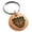 Multi-Color, variant on Stainless Steel Aztec Warrior Mask Rune Engraved Small Medallion Circle Charm Keychain Keyring