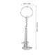 thumbnail image 3 of 5pcs Regla de reglas Pense Pendiente Cadena de llave Cadena colgante Cadena de llave de metal, 3 of 5