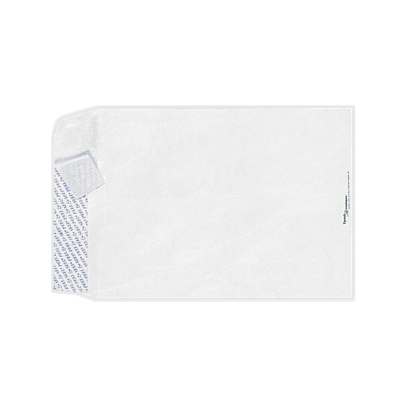 LUXPaper 11 1/2 x 14 1/2 Tyvek Open End Envelopes, White, 50/Pack