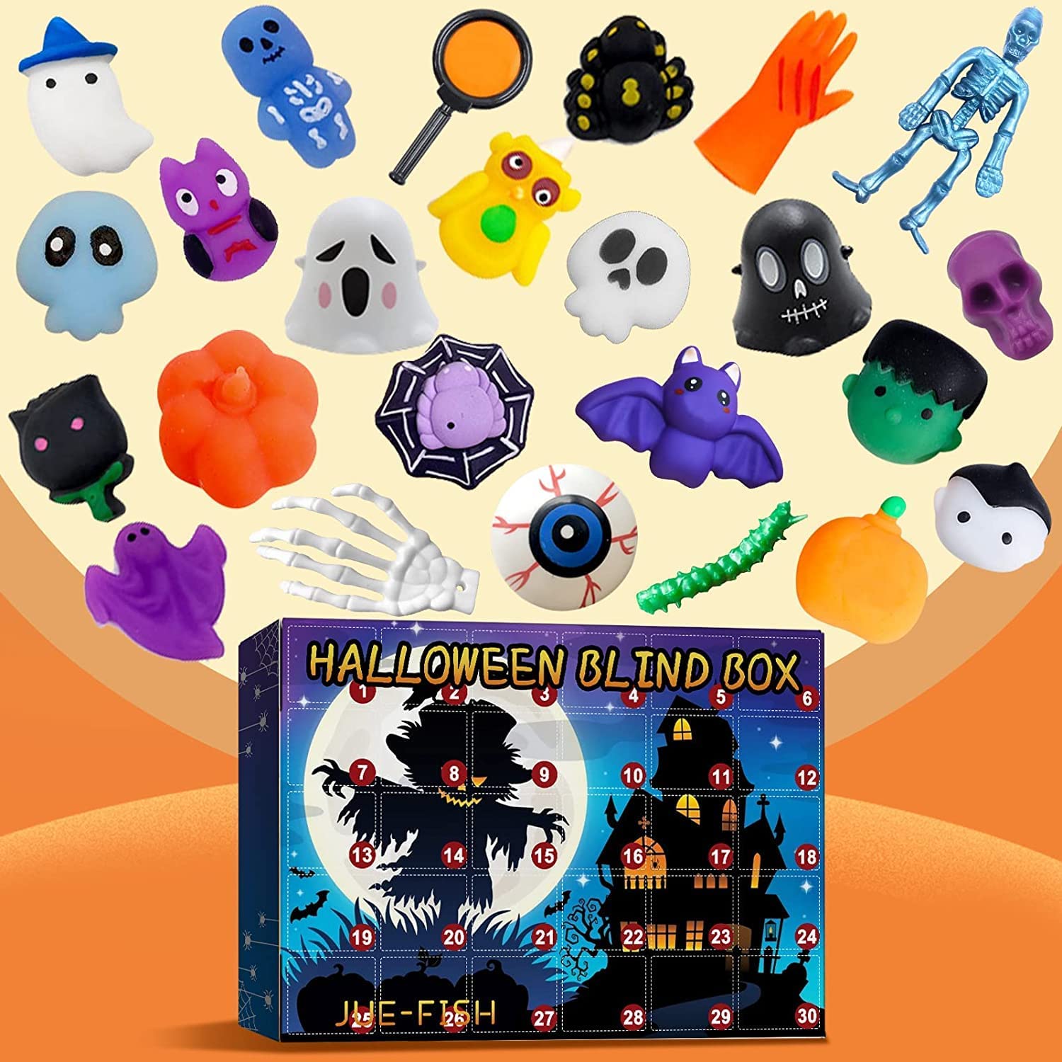 Halloween Advent Calendar 2022,30 Days Countdown Calendar Fidget Toys Blind  Box with 30pcs Surprise Toys for Kids Boys Girls Gifts - Walmart.com