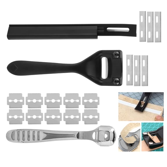 Skiver Blades , Leather Skiving Knife Metal Leather Skiver Leather Cutting Knife DIY Cutting Tool Kits For Leather Craft DIY And Leather Making