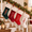 Vintage Mix, variant on Blue 18 Inch Christmas Stocking with Embroidered Floral Design and Hanging Loop