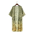 thumbnail image 3 of Womens Flowy Kimono Cardigan Open Front Dress Printed Chiffon Blouse Loose Tops, 3 of 9